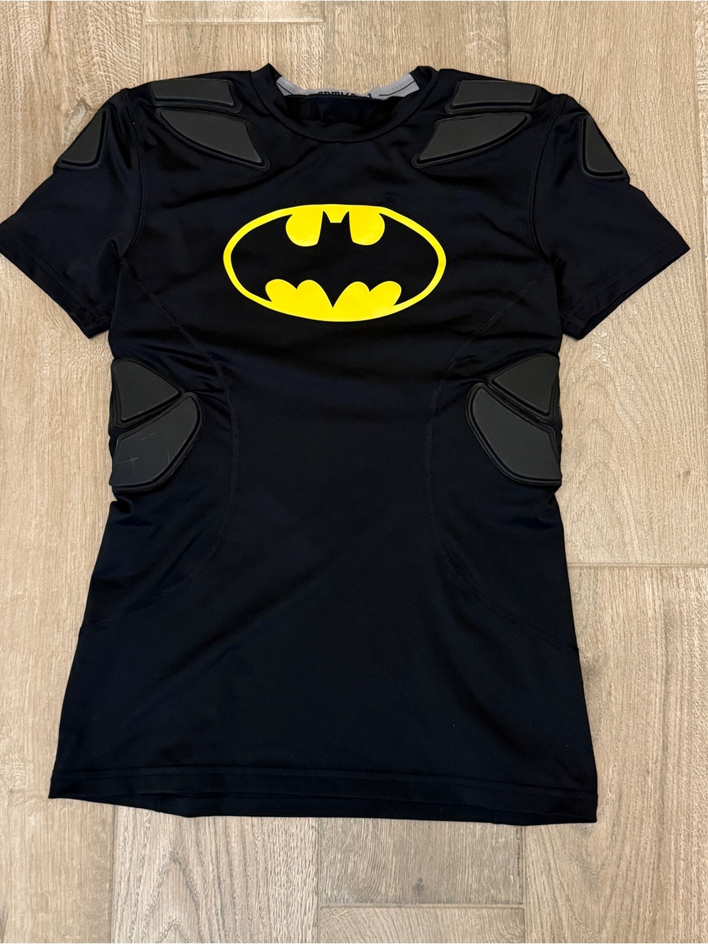 Kids Under Armour Alter Ego Batman padded compression shirt